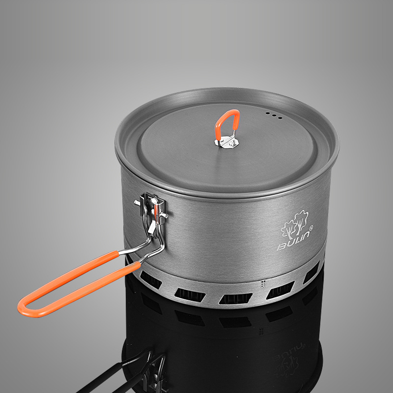 Camping Cooking Set Stainless Steel - Pentola da campeggio all'aperto Bulin S2500