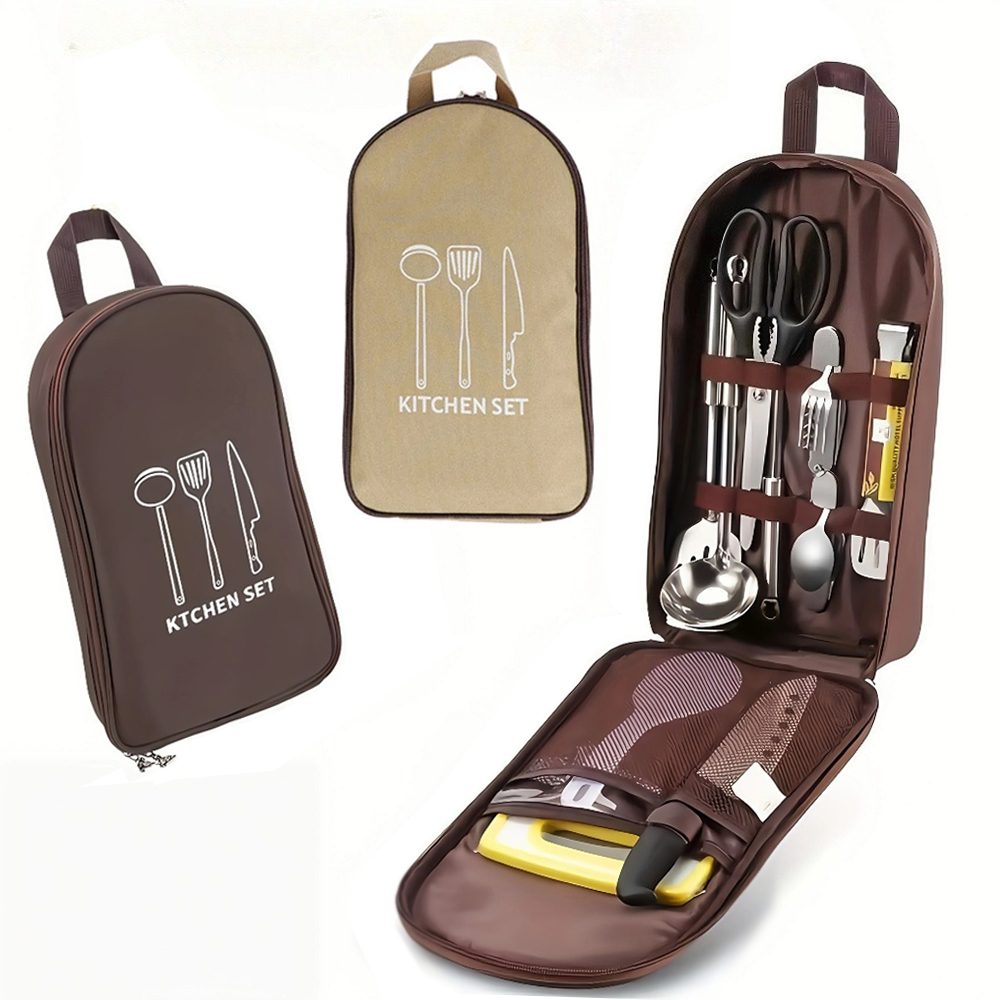 Camping Cooking Equipment Bag - Borsa da cucina portatile per esterni,