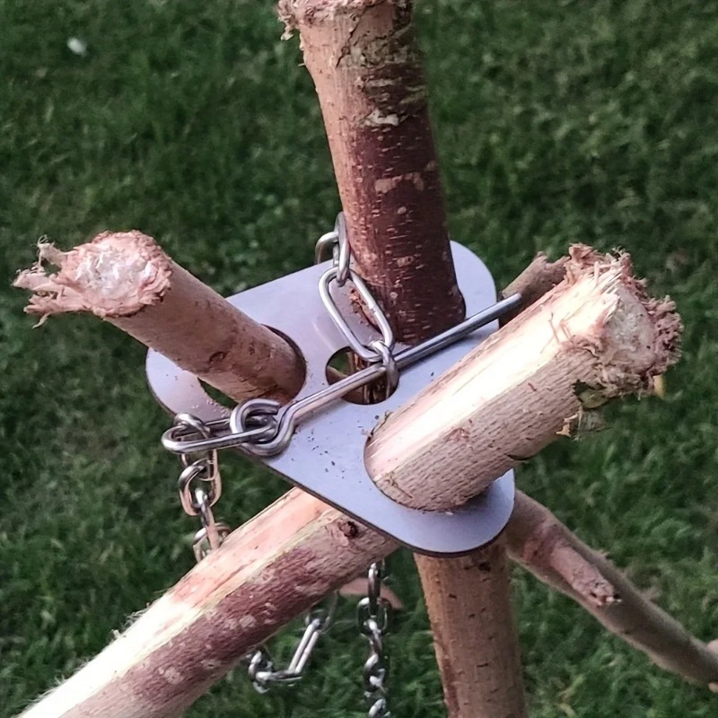 Camping Cooking Pot Tripod - Supporto per Pentola da Campeggio Portatile