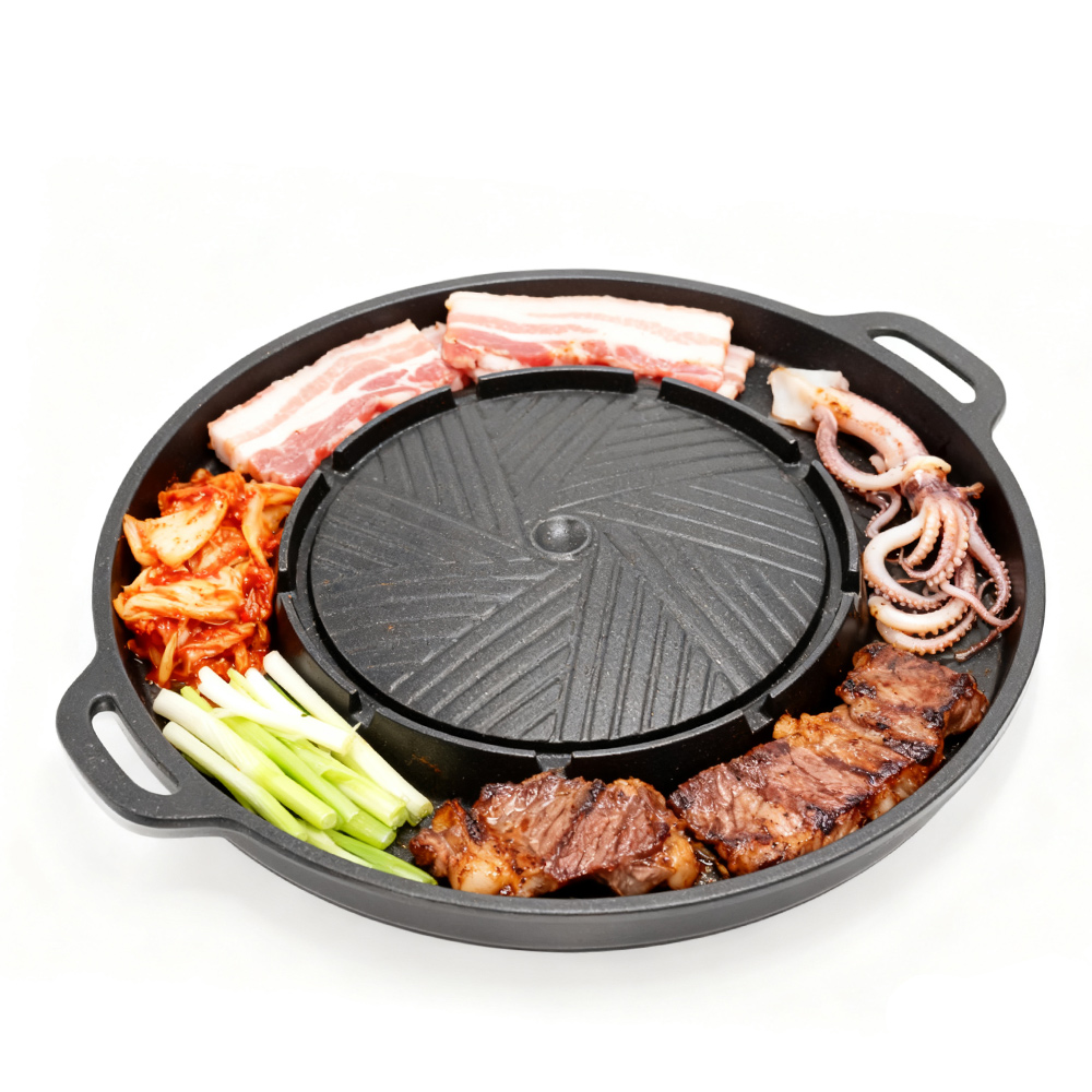 Camping Cooking Portable - KOSUN Padella per barbecue coreana Piastra