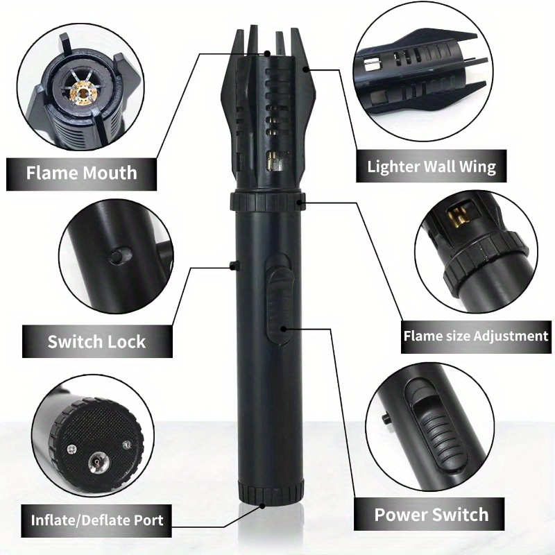 Camping Cooking Torch - Accendino Creativo in Metallo a Gas