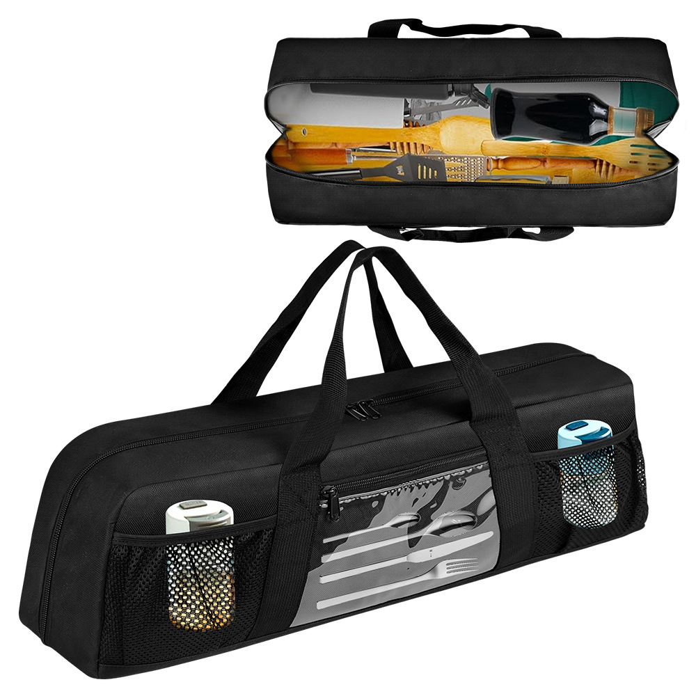 Camping Cooking Equipment Bag - Borsa Resistente per Utensili da Barbecue,