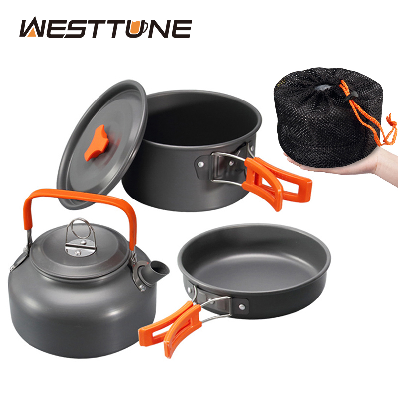 Camping Cooking Roll - WESTTUNE Kit di pentole da campeggio