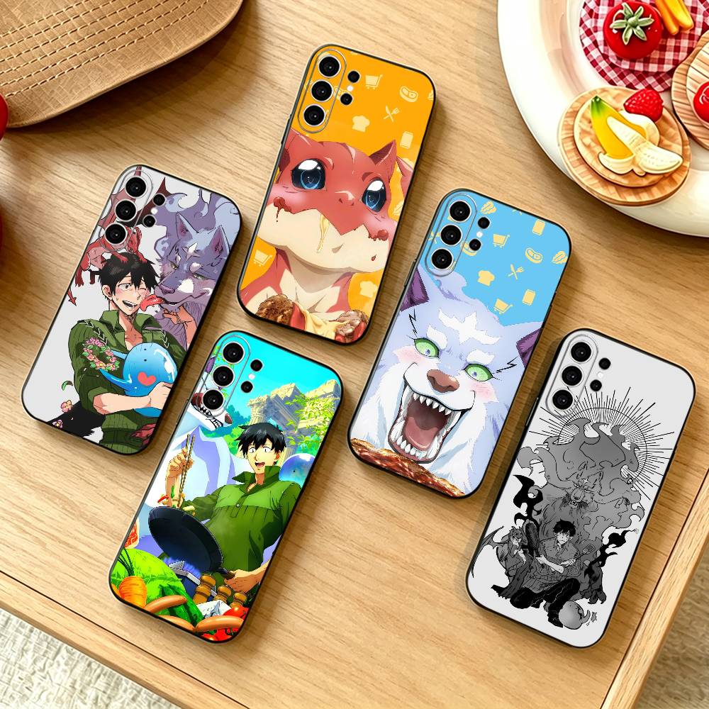 Campfire Cooking In Another World - Cover Nera per Samsung S25, S24,