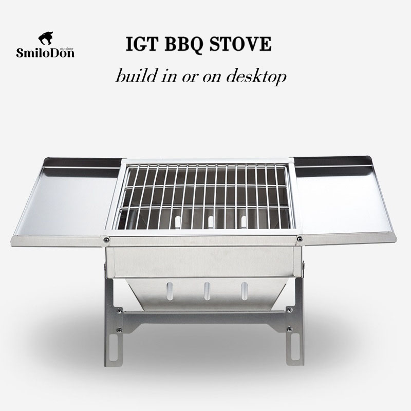 Camping Cooking Table - SmiloDon IGT Fornello per barbecue 1