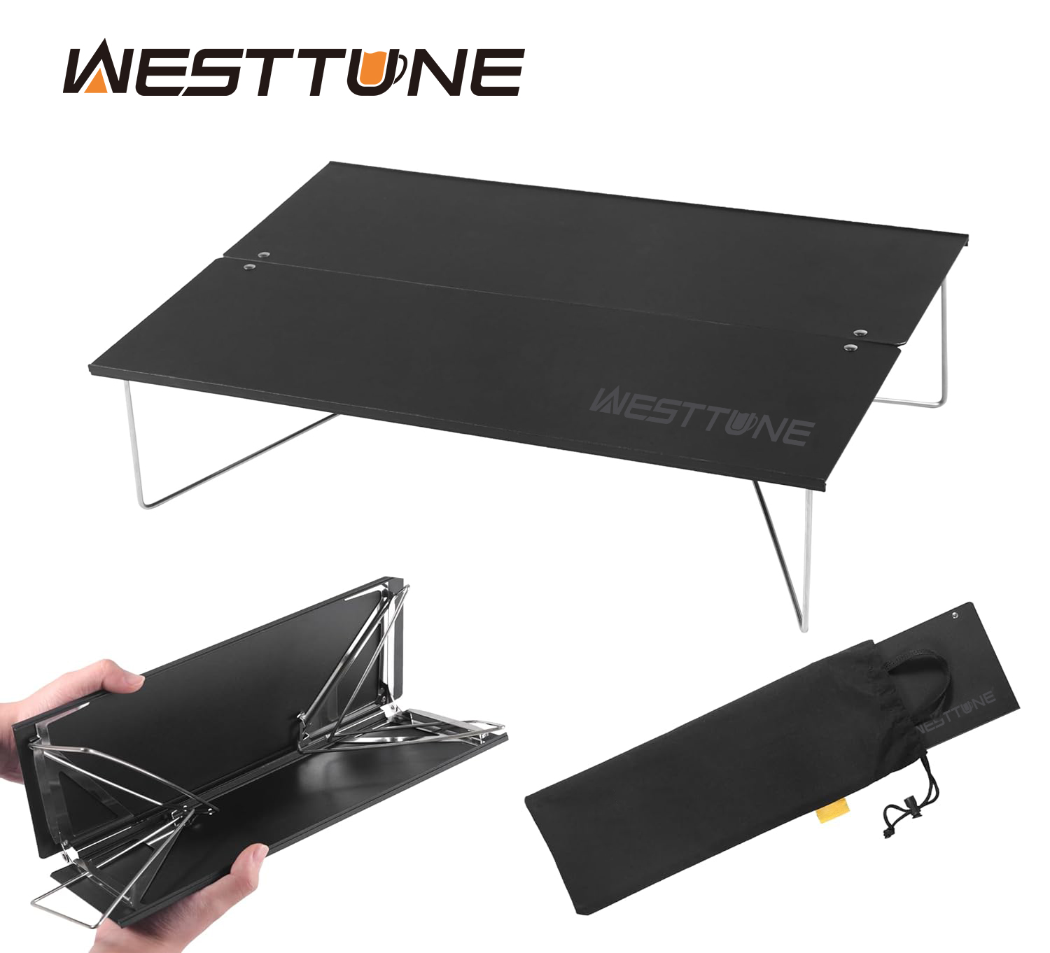 Camping Cooking Table - WESTTUNE Mini tavolo da campeggio compatto