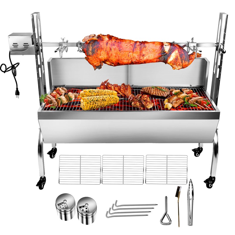 Camping Cooking Equipment Electric - Griglia per barbecue 2 in 1,