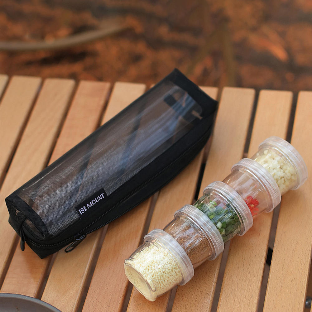 Camping Cooking Container - Kit di Spezie da Campeggio con