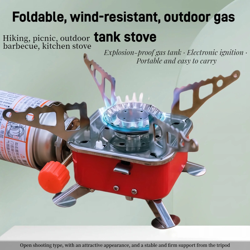 Camping Cooking Roll - Fornello Quadrato Mini da Esterno, Utensile