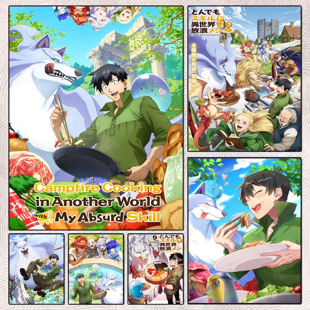 Campfire Cooking With My Absurd Skill - Campfire Cooking in Another World with