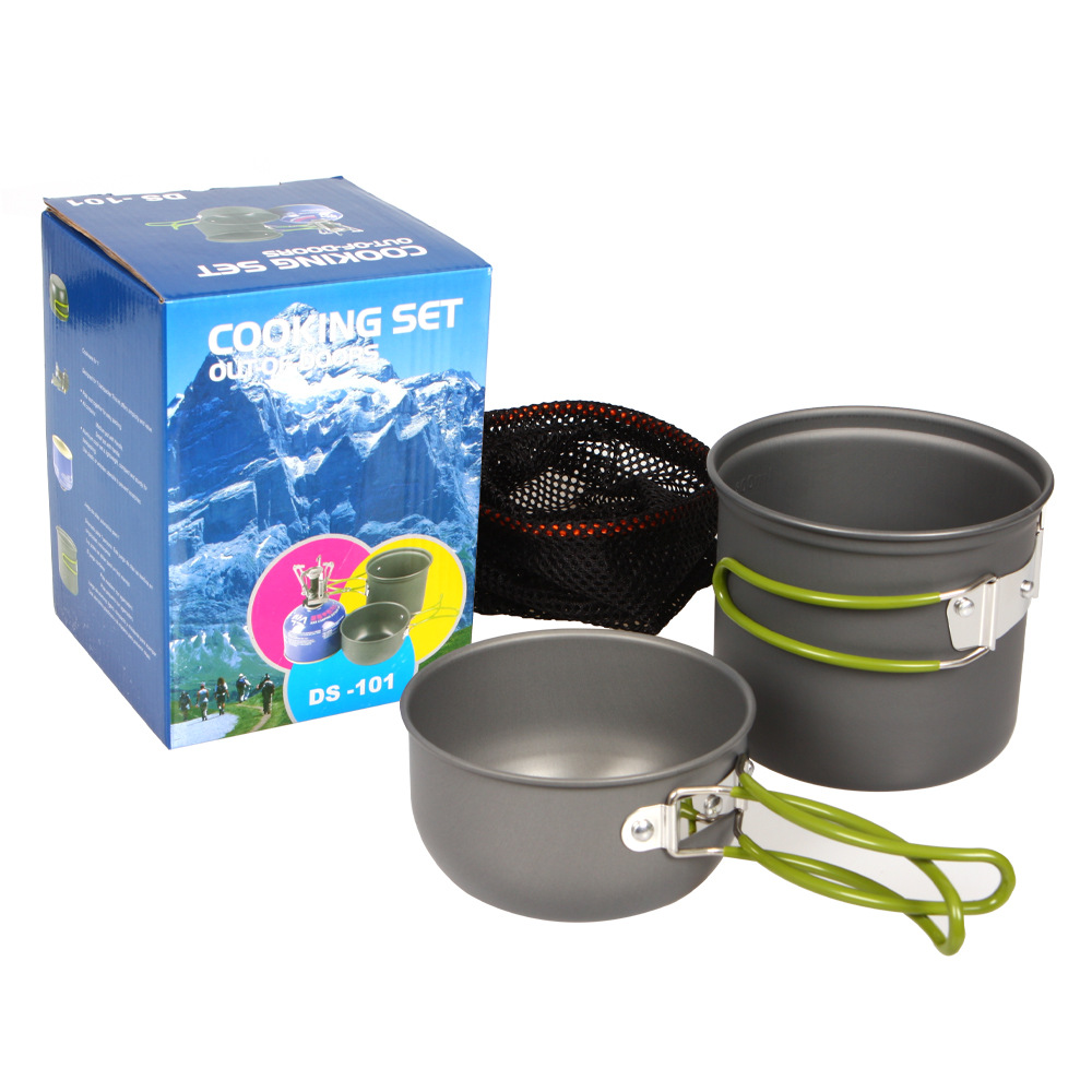 Camping Cooking Equipment Bag - Kit di pentole da campeggio da