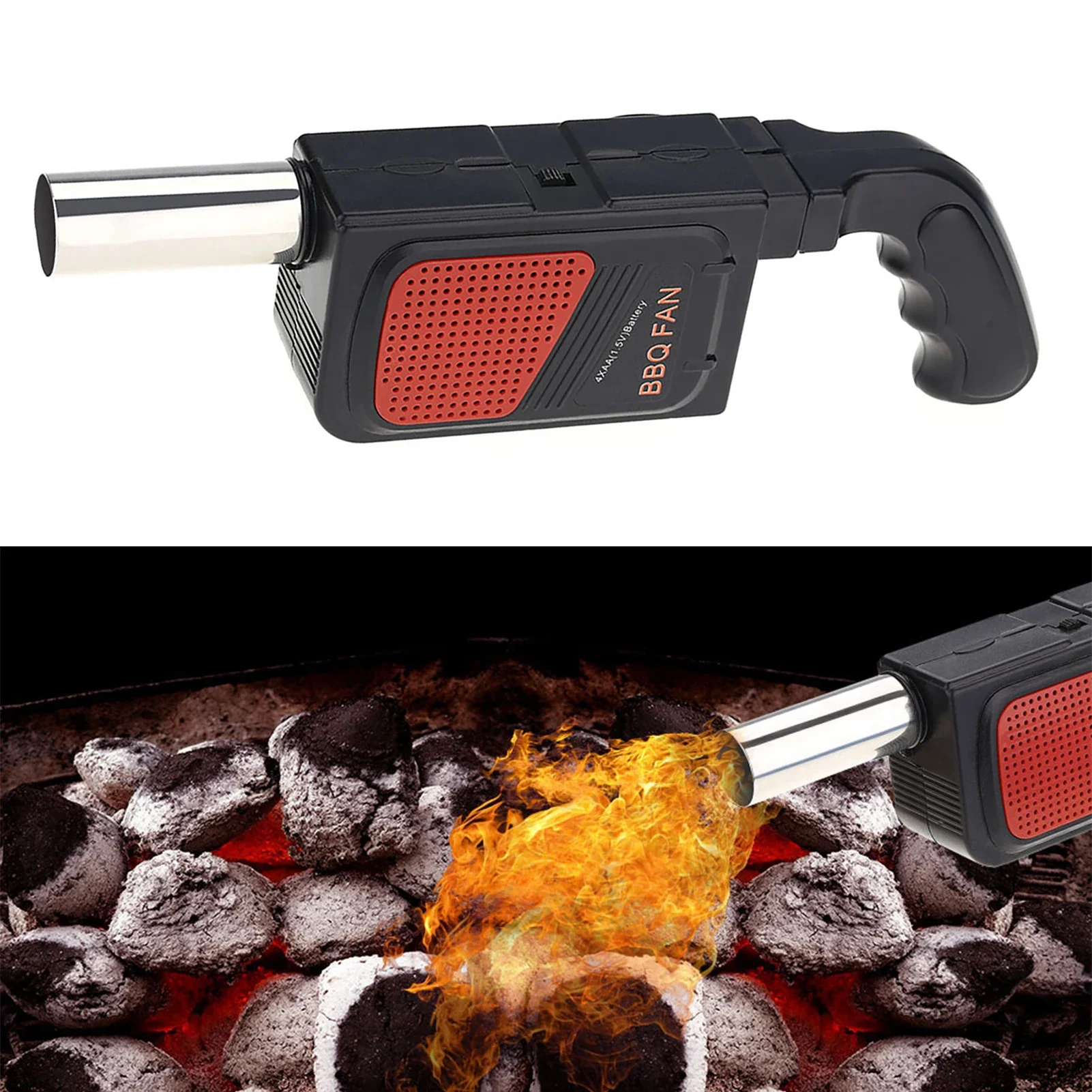 Camping Cooking Portable - Ventilatore Elettrico Portatile per Barbecue, Soffiatore