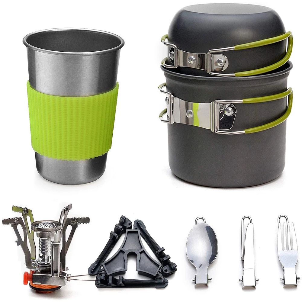 Camping Cooking Roll - Kit di pentole da campeggio con