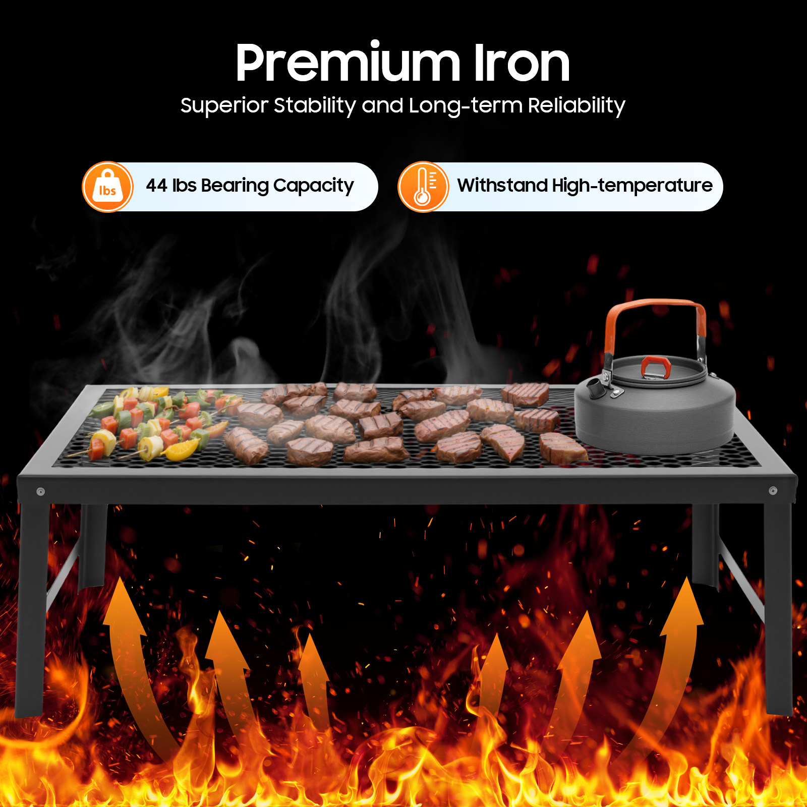 Griglia per Falò, Set BBQ, Gri - Camping Cooking Set Compact recensione e prezzo