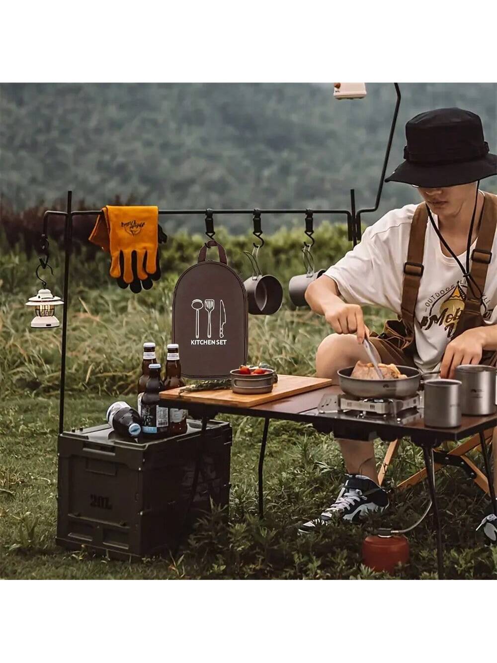 Borsa per riporre pentole da c - Camping Cooking Container recensione e prezzo