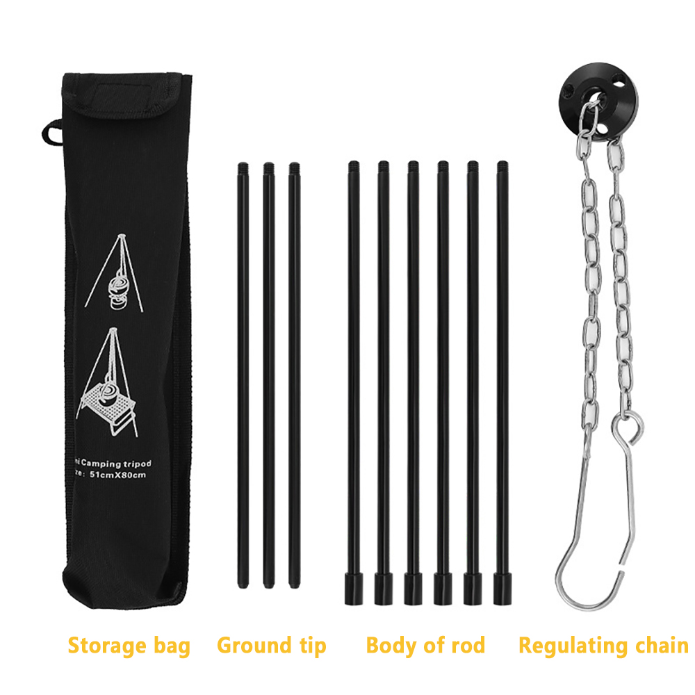 Treppiede da campeggio per fal - Camping Cooking Pot Tripod recensione e prezzo