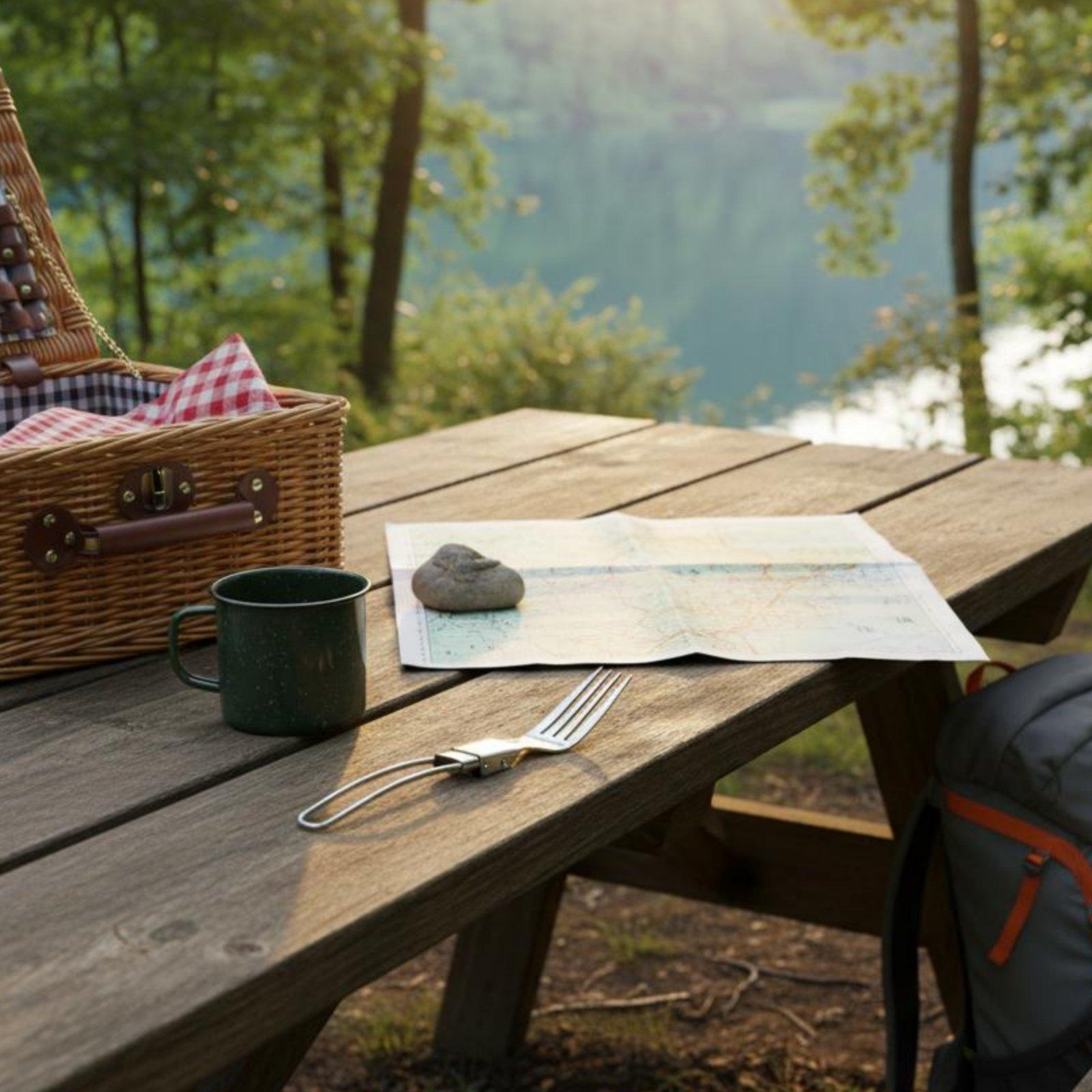 Set di Posate Pieghevoli in Ac - Camping Cooking Set Compact recensione e prezzo