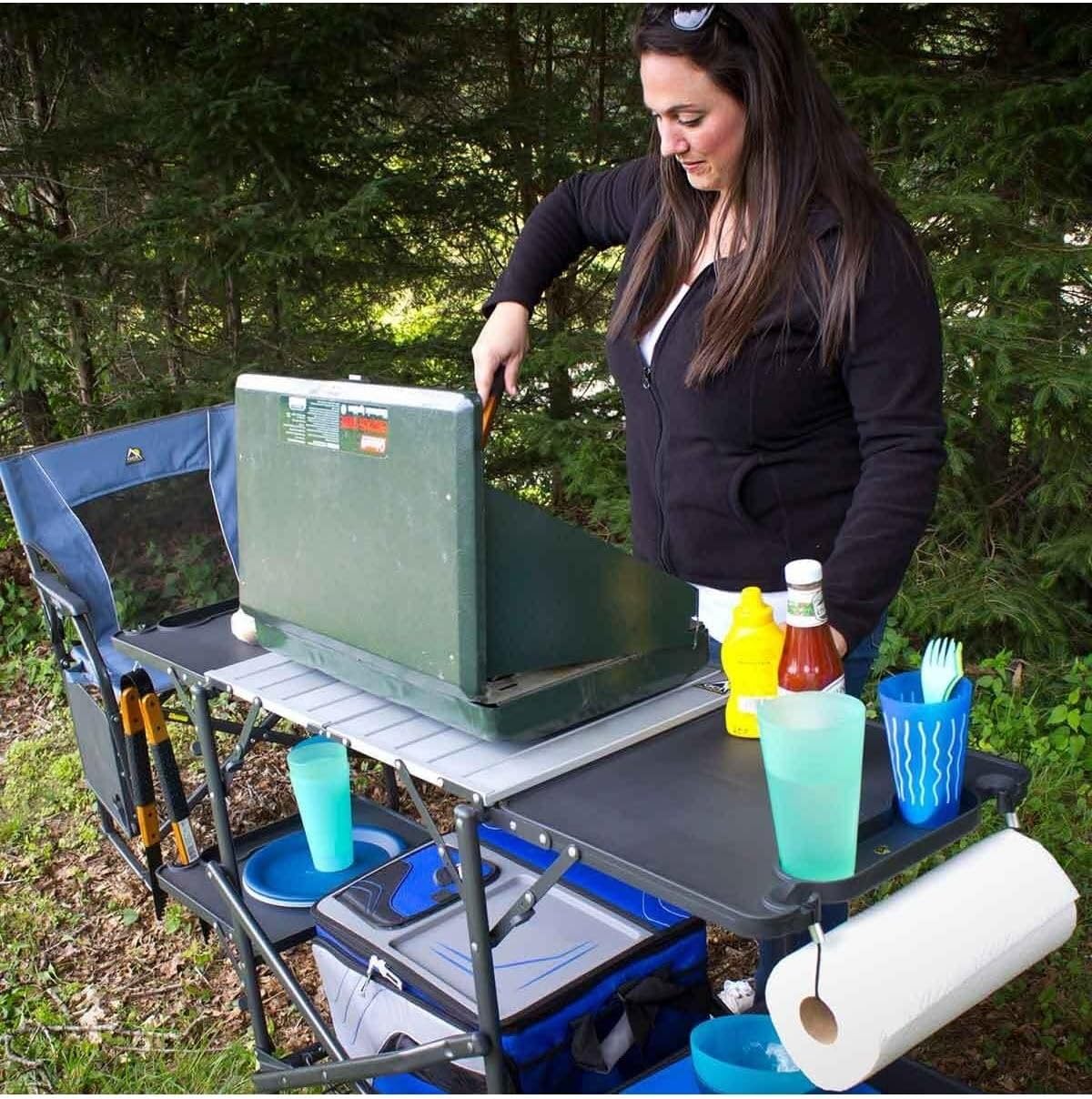 Tavolo da campeggio pieghevole - Camping Cooking Table recensione e prezzo