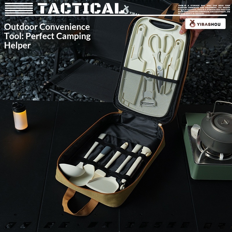 Set di utensili da cucina port - Camping Cooking Equipment Bag recensione e prezzo