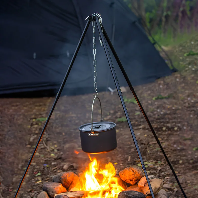 1Pc Falò da esterno Treppiede  - Camping Cooking Pot Tripod recensione e prezzo