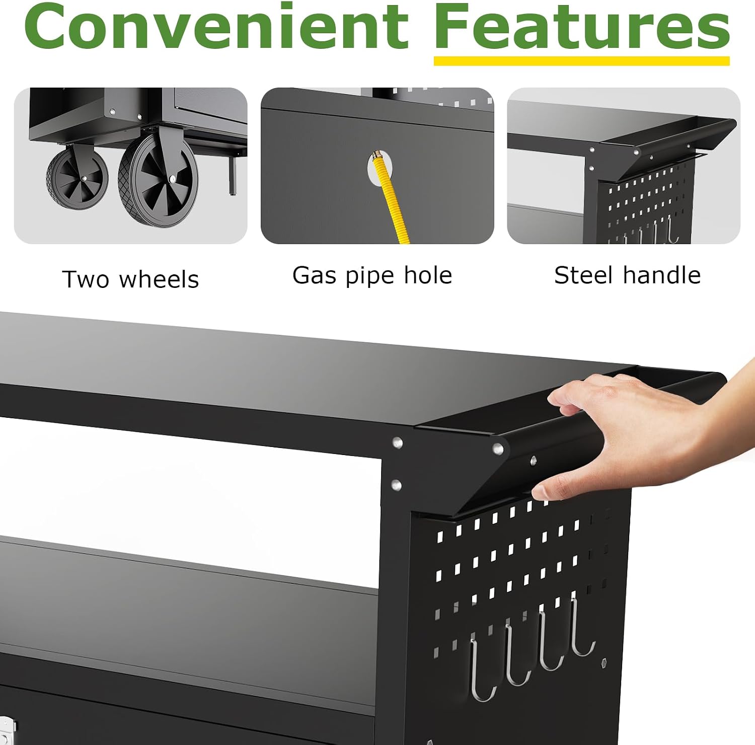 Carrello da esterno per barbec - Camping Cooking Food recensione e prezzo
