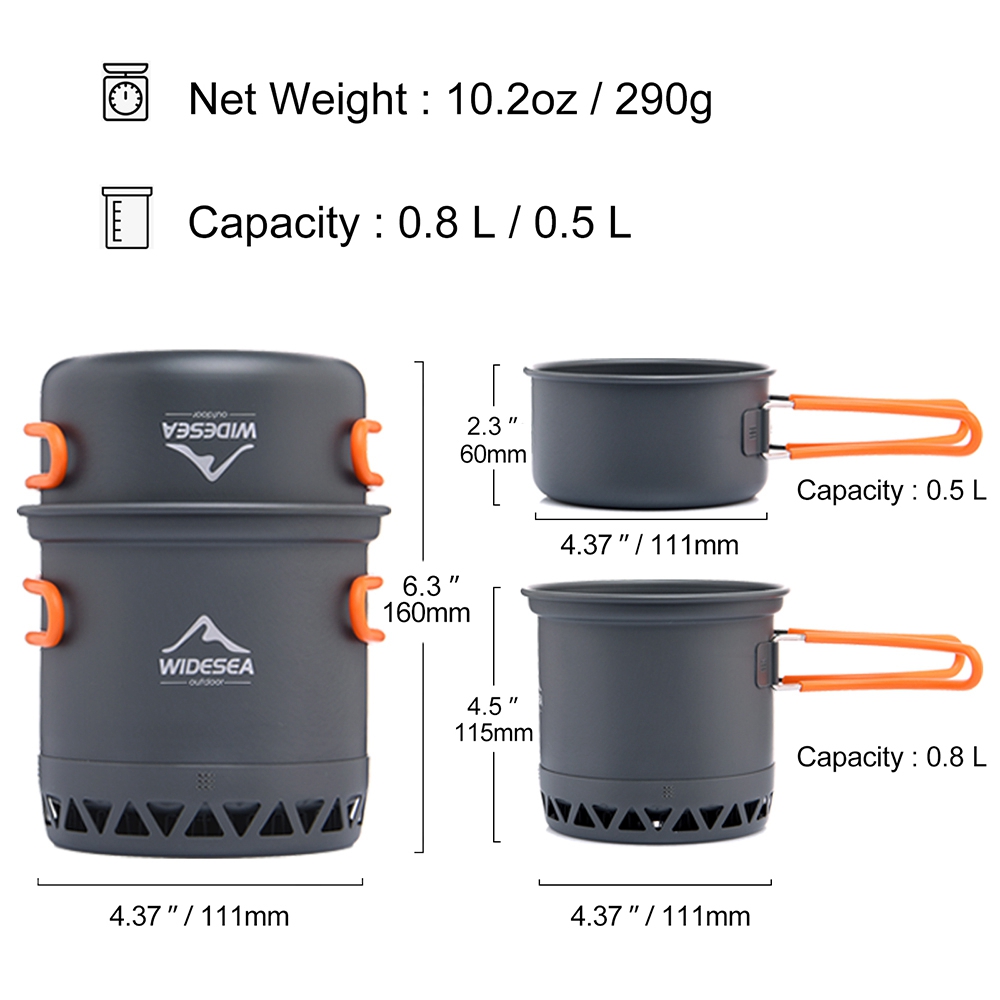 L68AWIDESEA Pentole da campegg - Camping Cooking Equipment Electric recensione e prezzo