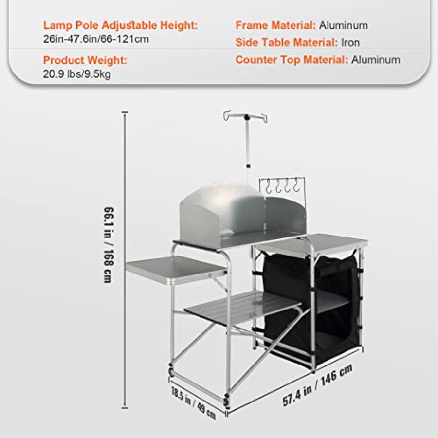 Tavolo da Cucina da Campeggio, - Camping Cooking Table recensione e prezzo