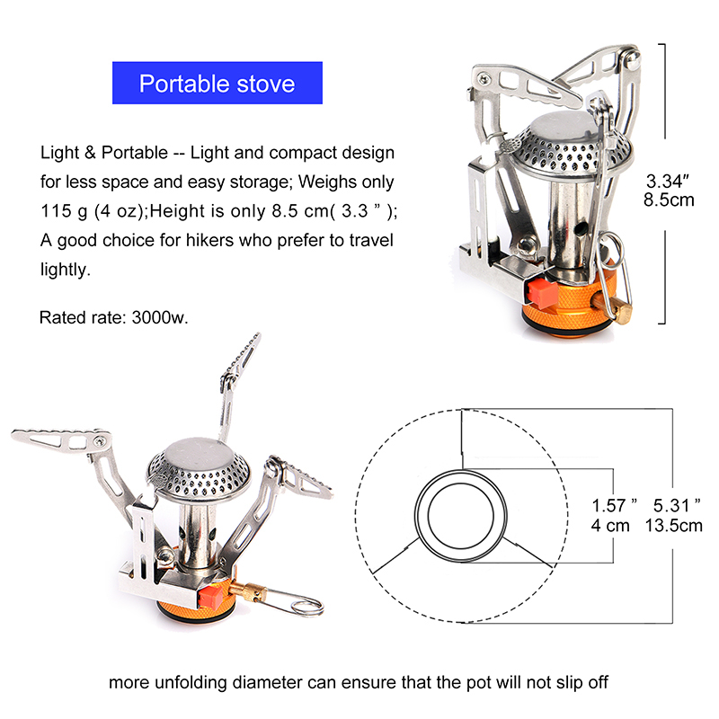 Stufa a gas monopezzo Widesea  - Camping Cooking Easy recensione e prezzo