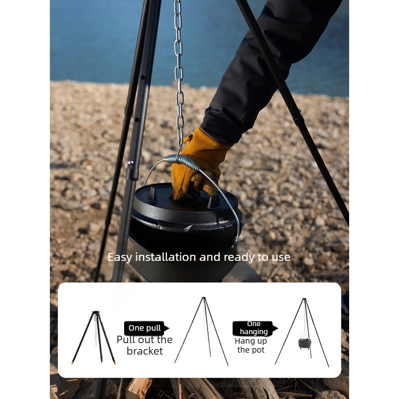 Supporto per Pentola in Lega d - Camping Cooking Pot Tripod recensione e prezzo