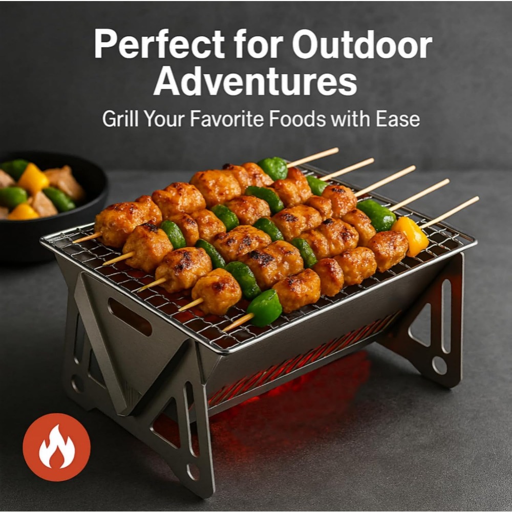 Griglia per barbecue a carbone - Camping Cooking Set Compact recensione e prezzo