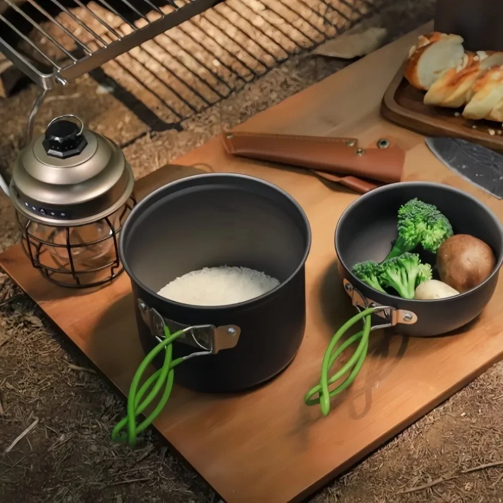 Pentole portatili Set da cucin - Camping Cooking Equipment Bag recensione e prezzo