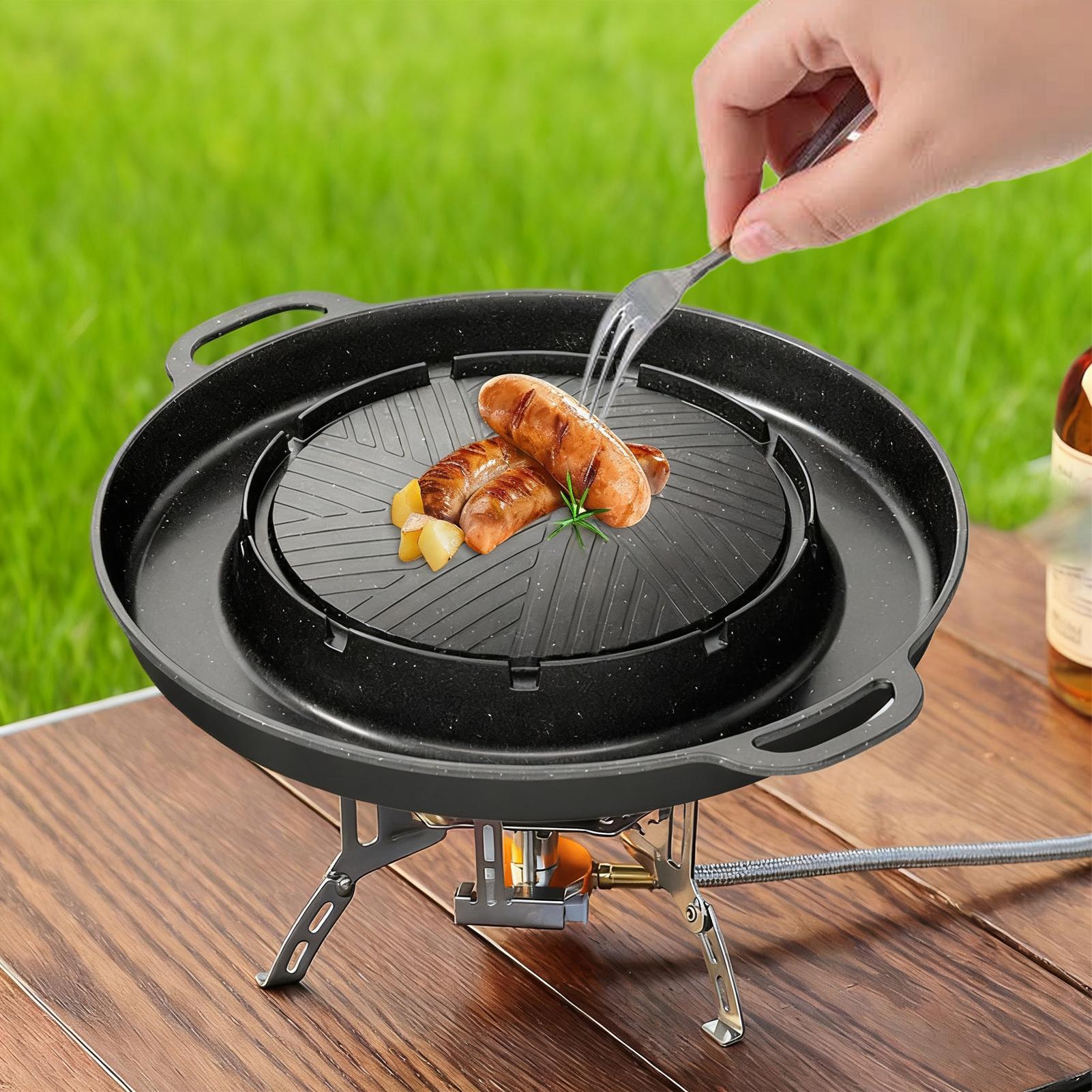 Griglia e padella calda 2 in 1 - Camping Cooking Table recensione e prezzo