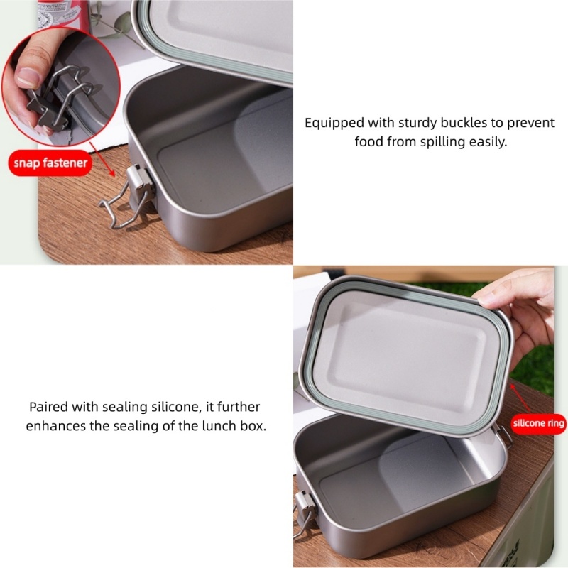 Contenitore per il pranzo in t - Camping Cooking Set Stainless Steel recensione e prezzo