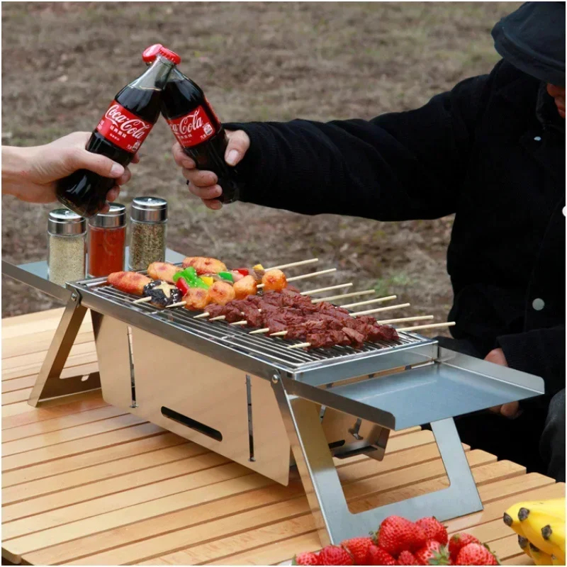 Griglia BBQ Portatile in Accia - Camping Cooking Set Compact recensione e prezzo