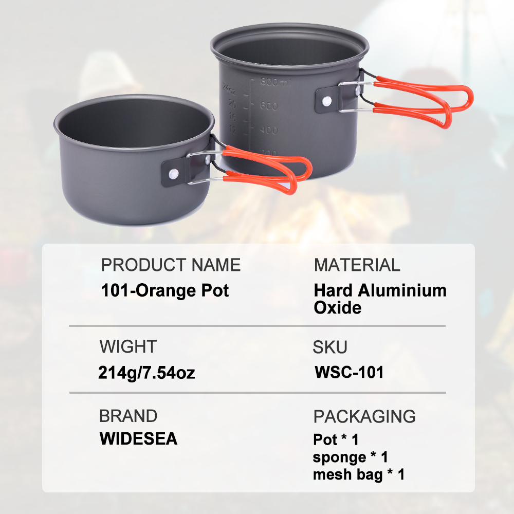 Widesea stoviglie da campeggio - Camping Cooking And Eating Set recensione e prezzo
