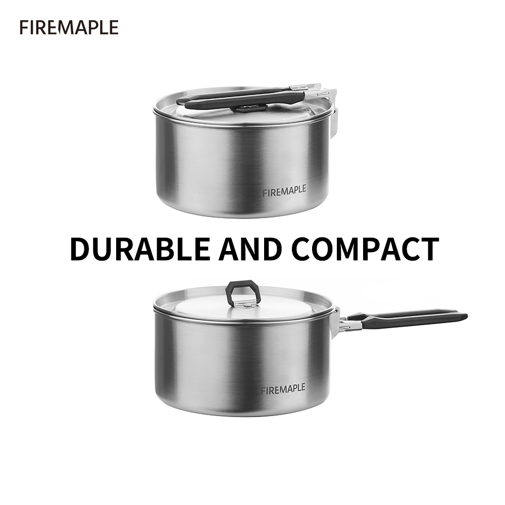 Pentole da campeggio in acero  - Camping Cooking Set Compact recensione e prezzo