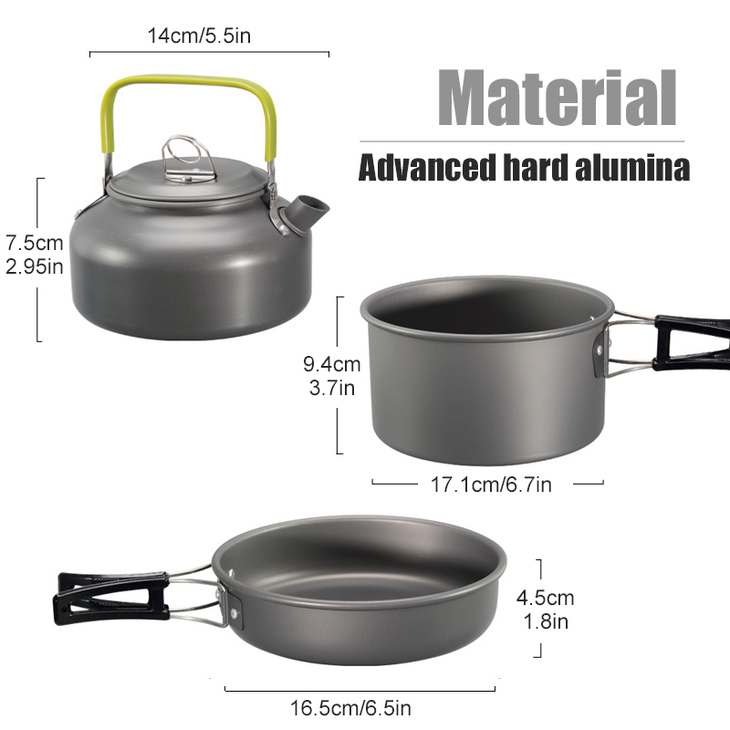WESTTUNE Kit di pentole da cam - Camping Cooking Roll recensione e prezzo