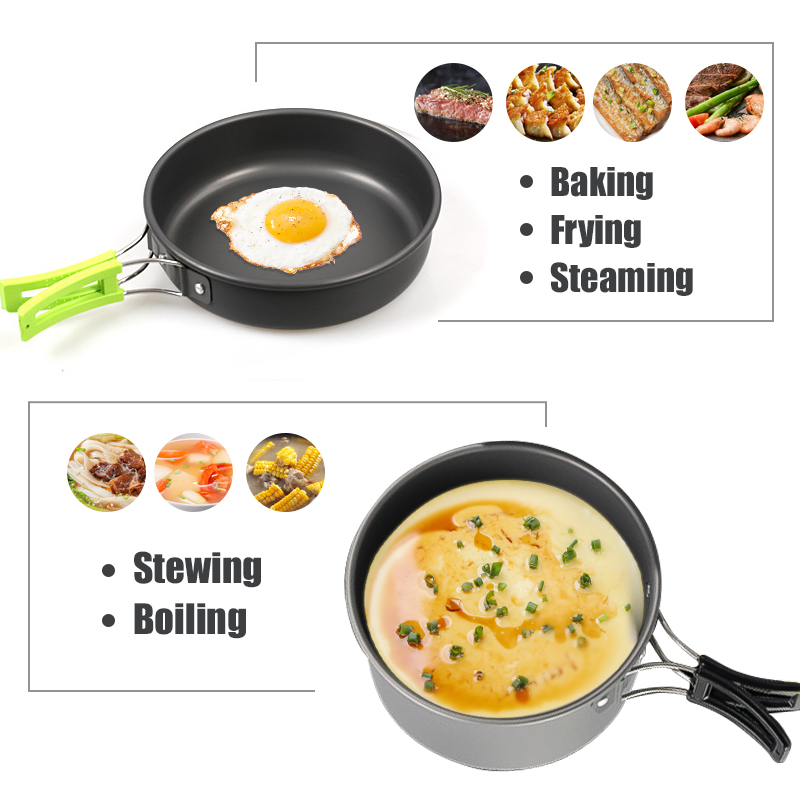 WESTTUNE Kit di pentole da cam - Camping Cooking Roll recensione e prezzo