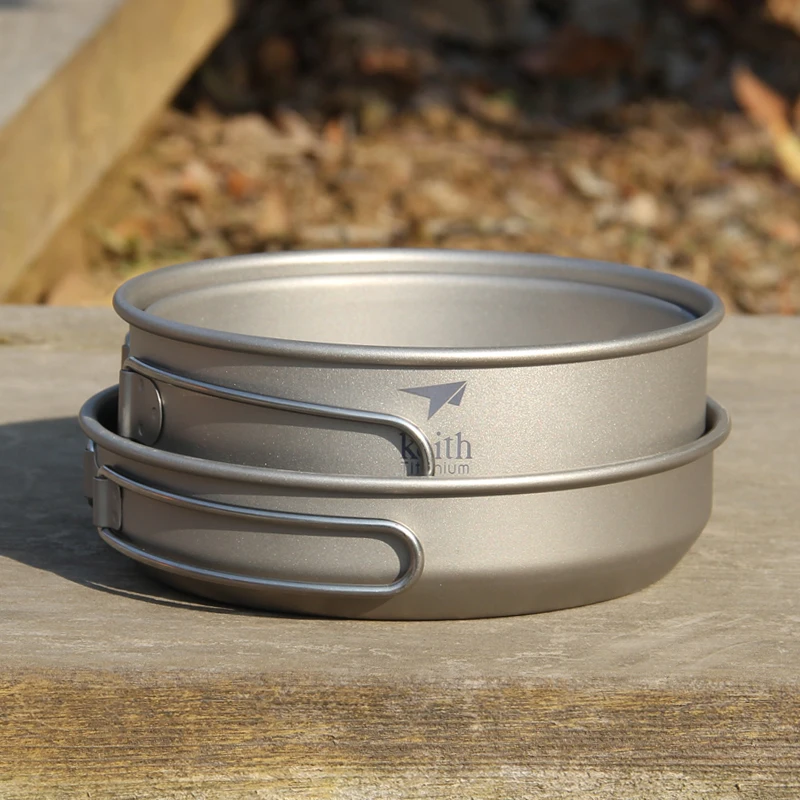 Set di ciotole per pentole in  - Camping Cooking Set Stainless Steel recensione e prezzo