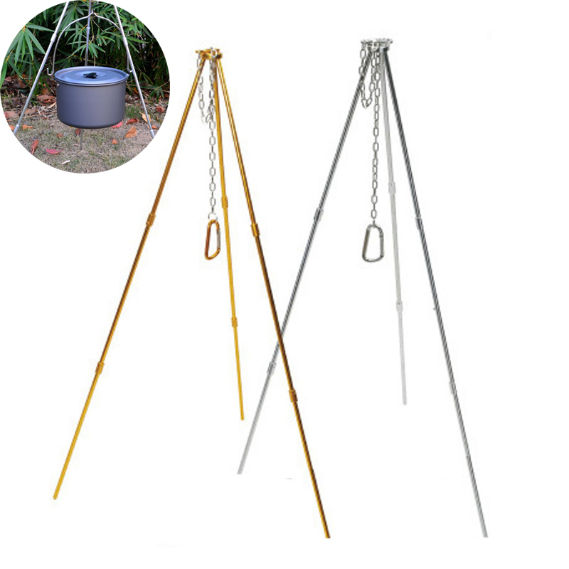Treppiede da campeggio all'ape - Camping Cooking Pot Tripod recensione e prezzo