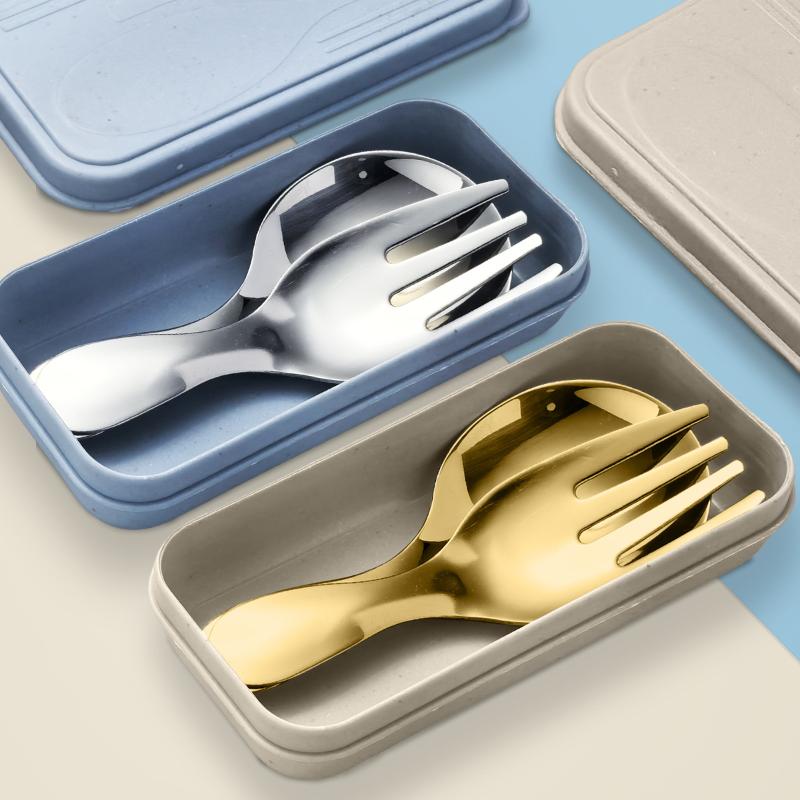 Set di stoviglie in acciaio in - Camping Cooking Portable recensione e prezzo