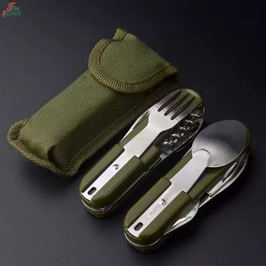 Set da Viaggio 5-in-1 in Accia - Camping Cooking Set Stainless Steel recensione e prezzo