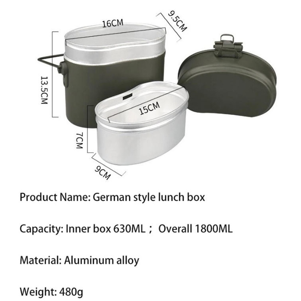 Set di 3 Contenitori per Pranz - Camping Cooking Set Compact recensione e prezzo
