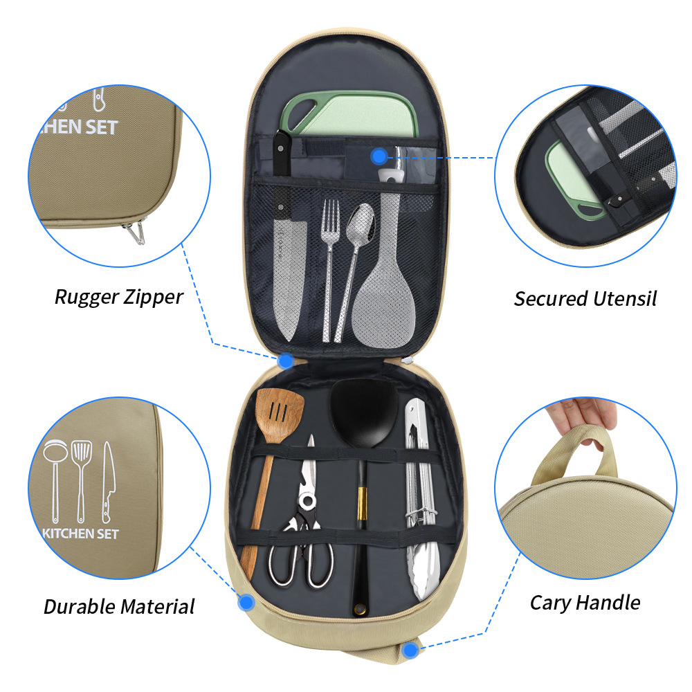 Borsa Portatile per Utensili d - Camping Cooking Equipment Bag recensione e prezzo