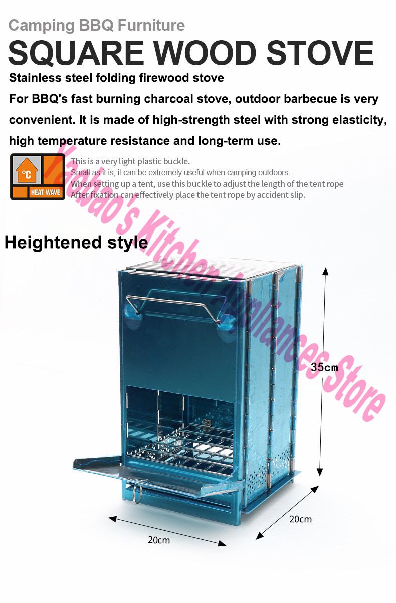 Stufa a Legna per Campeggio, A - Camping Cooking Portable recensione e prezzo