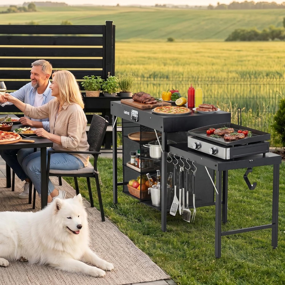 Tavolo Grill Pieghevole in Met - Camping Cooking Table recensione e prezzo