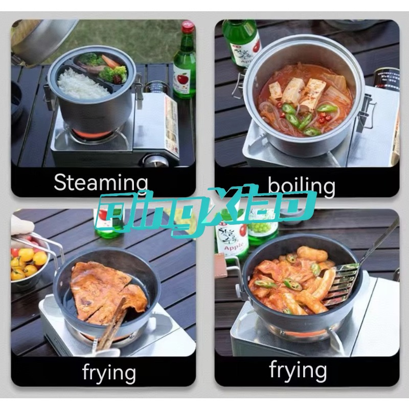 Pentola da campeggio multifunz - Camping Cooking Portable recensione e prezzo