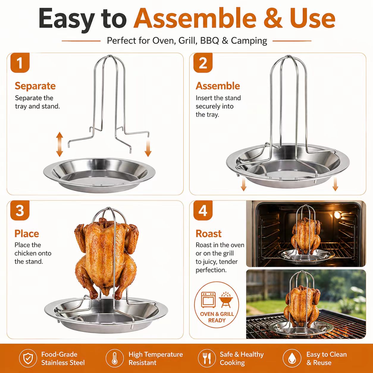 Supporto Portatile per Griglia - Camping Cooking Portable recensione e prezzo