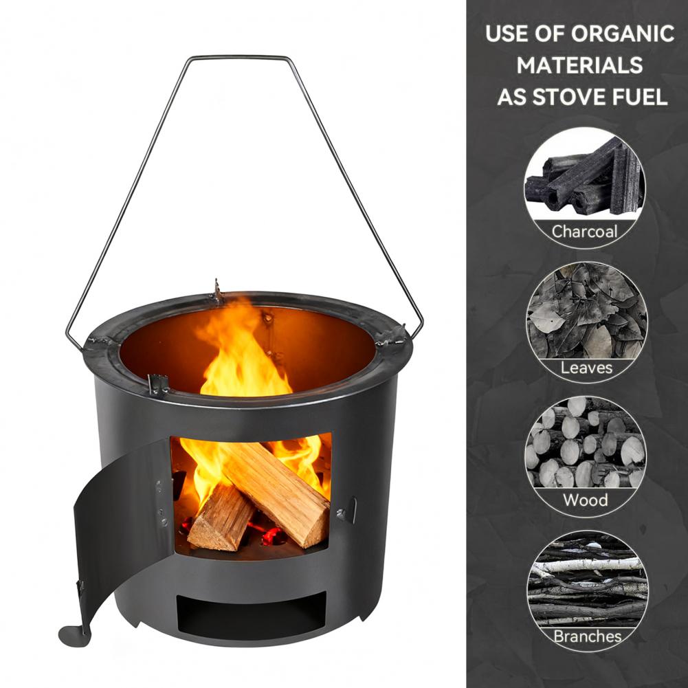 Fornello da campeggio a legna  - Camping Cooking Easy recensione e prezzo