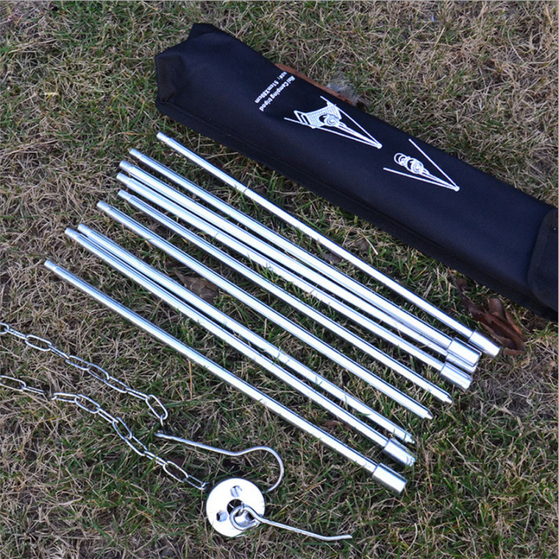 Treppiede per falò da campeggi - Camping Cooking Pot Tripod recensione e prezzo